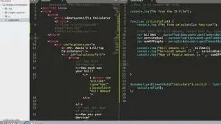 Week 1    Bill/Tip Calculator Javascript Part B