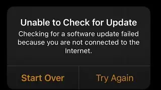 Unable to check for Update. Pairing an Apple Watch issue FIXED .. VERY EASY!! 2026 updated version