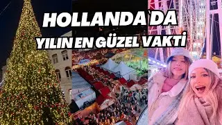 VLOG: Noel Pazarı, Amsterdam'da Müze ve Işık Festivali, Bol Bol Glühwein 🍷🎄
