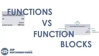 Difference between Functions(FC) and Function Blocks(FB) in TIA Portal