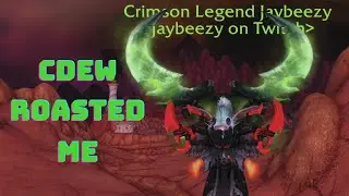 I got made fun of by Cdew...