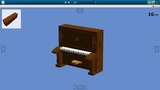 Как сделать мини пианино из Lego / How to make a mini piano out of Lego