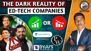 The Dark Reality Of Ed-Tech Companies 🤫|| Growth Of Physics Wallah 🤯|| Business Model Of Ed-Tech 🤑🧐