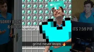 When you have to go to bed in 1 minute (MINECRAFT EDITION)