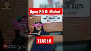 Cewe Open BO di MICHAT, awalnya coba coba lama lama menikmati