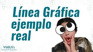 👁👁Ejemplo real de cómo trabajar una línea gráfica en #illustrator
