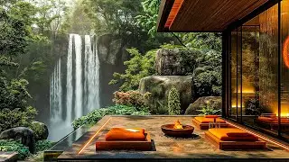 Ultimate Forest Retreat with Waterfall ASMR Sounds for Sleep, Work, Relaxation🌲
