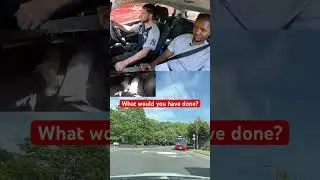 What would you have done in this situation? #drivingtest
