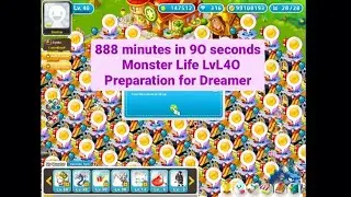 [Maplesea] 888 minutes in 90 seconds Monster Life LeveL 40: Preparation for Dreamer New Union