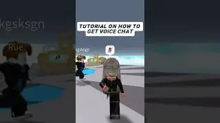 How to get roblox voice chat mic 🎙️and talk with your friends #voicechat #robloxvoicechat #robloxvc