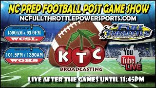 NC Prep Football Post Game Show - Friday, November 11, 2022 - NCfullthrottlepowersports.com