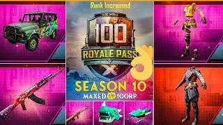 Season 10 Maxed out PUBG MOBILE 100 RP - KingOfSniper