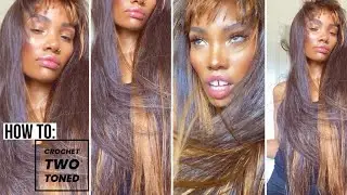 How To: Crochet Straight Hair // 🤎 With Bangs