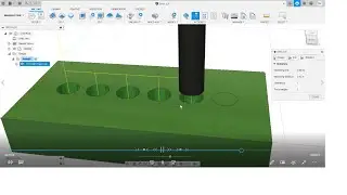 Drilling operation on Autodesk Fusion 360 - Manufacturing