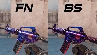 CS2 M4A1-S | Black Lotus - Skin showcase all floats [4K60FPS]