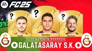 Galatasaray FC 25 PLAYER RATINGS ft. Icardi, Torreira, Mertens 🔥😱