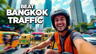 Riding A Moto Taxi In Bangkok Thailand - Motorcycle Taxi 🇹🇭