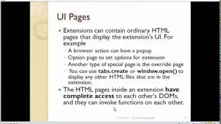 Part 10 - Chrome Extensions Dev - UI Pages