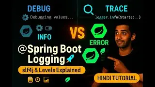 Spring Boot Logging Mastery 🚀 | slf4j & Logging Levels {DEBUG, TRACE, INFO, ERROR} Explained 🌿