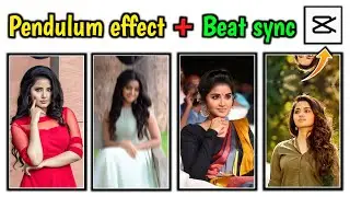 Instagram trending Pendulum effect with Beat sync video editing in cap cut app