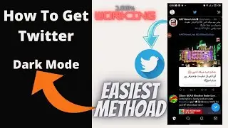How To Get Twitter Dark Mode | Easiest Method | 100% Working #shorts| Malik Muna Academy