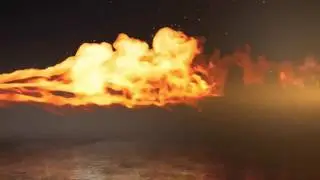 655   Speed Fire smoke Logo Reveal animation intro