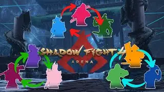 HOW TO MAKE PERFECT 3V3 TEAM In Shadow Fight Arena : 4 | BEST CHARACTER COMBINATIONS In SFA Guide 🔥