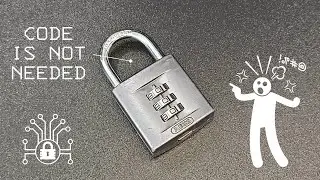 Disappointedly easy to decode 😞 ABUS 158 combination padlock