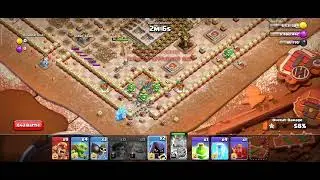 clash of clan the glow fro above attack 100%