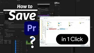 How to Save Premiere Pro file in folder -2025 version 🔥
