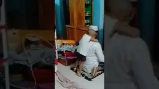 My son in prayer.