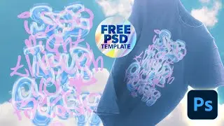 How I Make Band Merch Pt. 2: Glass Text Effect in Photoshop