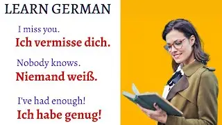 IMPORTANT GERMAN Phrases, Sentences and Words Pronunciations for Daily CONVERSATIONS | Learn German