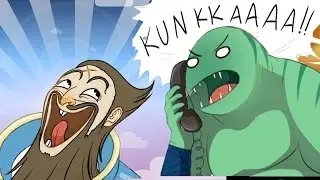 Dota 2 Kunkka and KOTL combo + funny moments