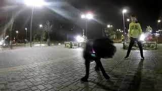 Мастино наполитано 1,2 месяца ,Маля вечерняя прогулка с детьми .