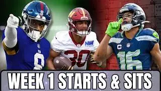 Week 1 NFL Fantasy Preview: Starts & Sit Questions Answered!