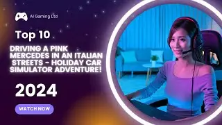 Driving A Pink Mercedes In An Italian Streets - Holiday Car Simulator Adventure! (part 1)