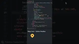 Map Icon Animation HTML and CSS tutorial for beginners 2022 