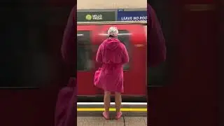 Did anyone spot him on the tube!?