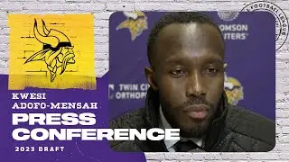 Kwesi Adofo-Mensah Addresses the Media Following the Conclusion of the 2023 NFL Draft