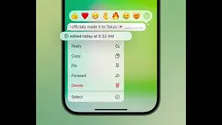 Telegram - Marcas de tiempo de última edición