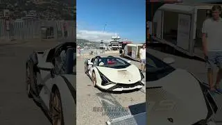 Super Rare Lamborghini Sian Roadster in Monaco