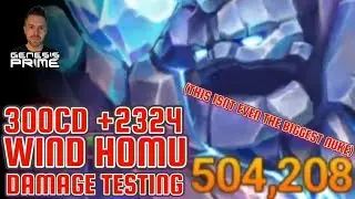 WIND HOMU DAMAGE TEST!  VS GB ABYSS BOSS #summonerswar