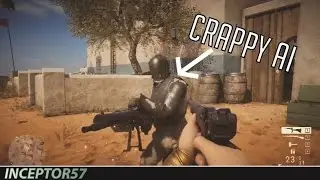 BF1: CRAPPY ENEMY SENTRIES AI / STUPIDEST AI FIGHT