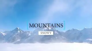 The North 🥶 | Transition edits in Adobe Premier Pro | Snowy Mountains