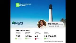 Market Update Key Biscayne using RPR
