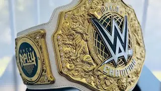 Unboxing WWE Women's World Championship Replica Title Belt & Rhea Replay side Plates