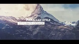 Cinematic Photo Slideshow | Parallax | After Effects Template