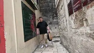 Croatia - Split streets - Walking PAPIĆ to Silver Gate