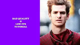 Low FPS & Bad quality tutorial-After Effects